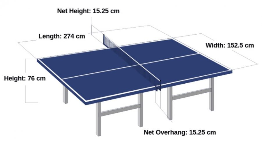 Ukuran Lapangan Tenis Meja